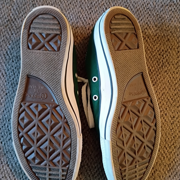 Converse All Star Low Top Unisex Sneaker Men’s Size 6.5 Womens Size 8.5 Green - Picture 10 of 12